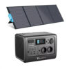 Kép 1/7 - Bluetti EB55 hordozható erőmű (536 Wh/700W) + Bluetti PV120 120W napelem modul