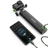 Teleszkópos szelfirúd akciókamerákhoz/telefonokhoz beépített USB-C powerbankkal