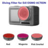 Kép 1/9 - DJI Osmo Action Diving szűrő készlet (pink snorkel, red, magenta filter)