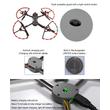 DJI Mavic 2 Pro és Zoom LED-es rotorvédő keret és felhajtható láb DJI Mavic 2 Pro és Zoom LED-es rotorvédő keret és felhajtható láb