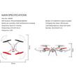 Syma X54HC HD komplett RC quadcopter drón szett Syma X54HC HD komplett RC quadcopter drón szett