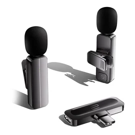Bulatry Wireless Microphone Set (2 TX + 1 RX, USB-C)