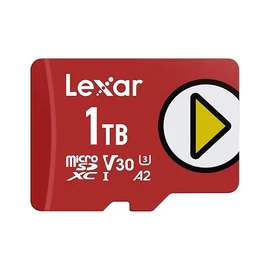 Lexar Play MicroSDXC memóriakártya 1TB, 205/140 MB/s C10, V30, UHS-I, U3, A2
