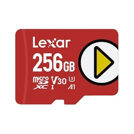 Lexar Play MicroSDXC memóriakártya 256GB, 160/100 MB/s C10, V30, UHS-I, U3, A1