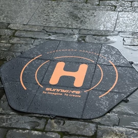 Összehajtható drón leszálló zóna (hexagonal, 80 cm)