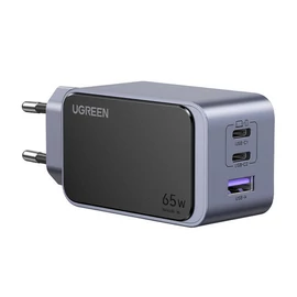 UGreen 65W Portable Charger (EU, 2xUSB-C, 1xUSB-A töltő)