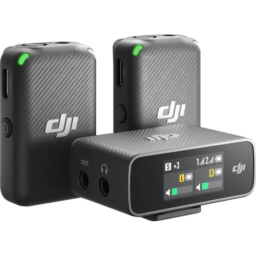 DJI Mic vezeték nélküli csiptetős dual mikrofon rendszer