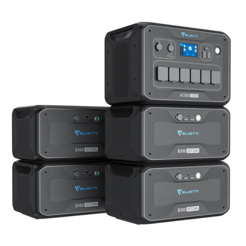 Bluetti AC300 Home Battery Backup (3000W) + B300 (2 db) extra akkumulátor combo (6144 Wh)