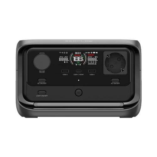 Euhomy CF014 hotdozható hűtőszekrény, 21L + EcoFlow RIVER 3 Plus hordozható erőmű (286 Wh/600 W)