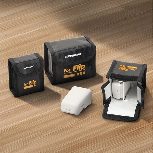 DJI Flip akkumulátor Safe Bag (tűzálló akkumulátor tároló tasak, 3 darabos)