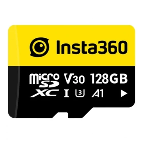 Insta 360 MicroSDXC memóriakártya 128GB, 100/100 MB/s C10, V30, UHS-II, U3, A1