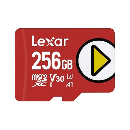 Lexar Play MicroSDXC memóriakártya 256GB, 160/140 MB/s C10, V30, UHS-I, U3, A1