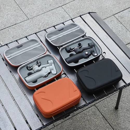 DJI Osmo Moblie 7P/8 ütésálló kézitáska (narancssárga kemény borítással)