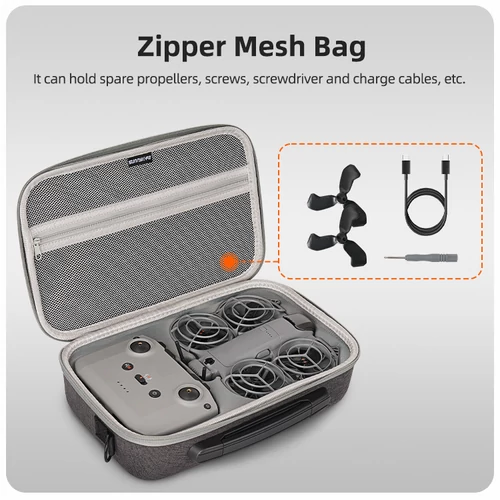 DJI Neo 2 Fly More Combo Pro ütésálló kézitáska (szürke)