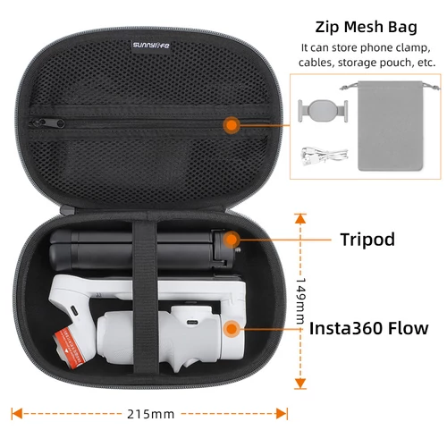 DJI OM5, OM6 és OM SE ütésálló kézitáska (kemény borítással)