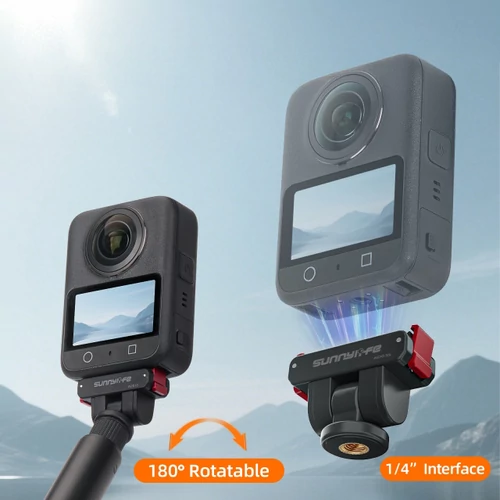 DJI Osmo Action Quick-Release Adapter Mount (mágneses, piros-fekete, 1/4 colos)