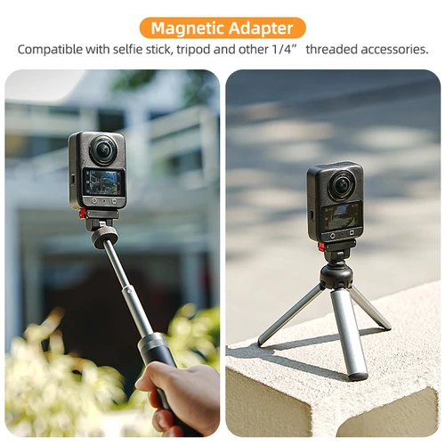 Kétirányú mágneses akciókamera rögzítő (180 fokos)