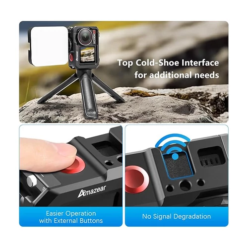 DJI Action 3/4/5 Pro fém ütésálló keret