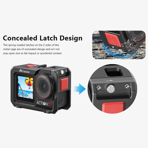 DJI Action 3/4/5 Pro fém ütésálló keret