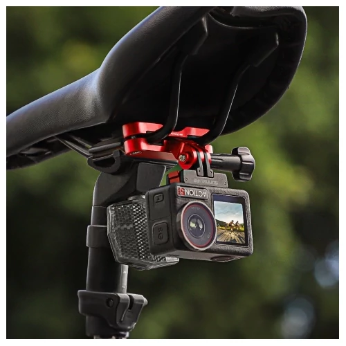 Biciklis nyeregrögzítő akciókamerához (fekete)