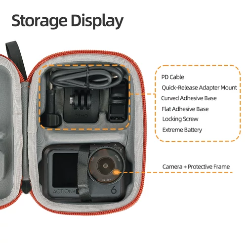 DJI Action sorozatú Standard ütésálló kézitáska (fekete)