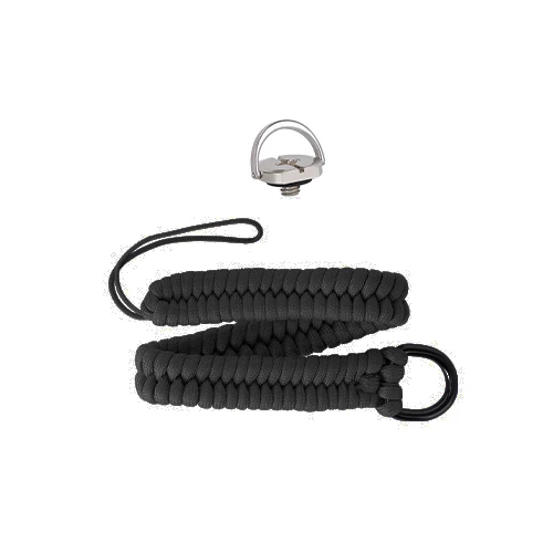 Biztonsági csuklópánt akciókamerákhoz (fekete)