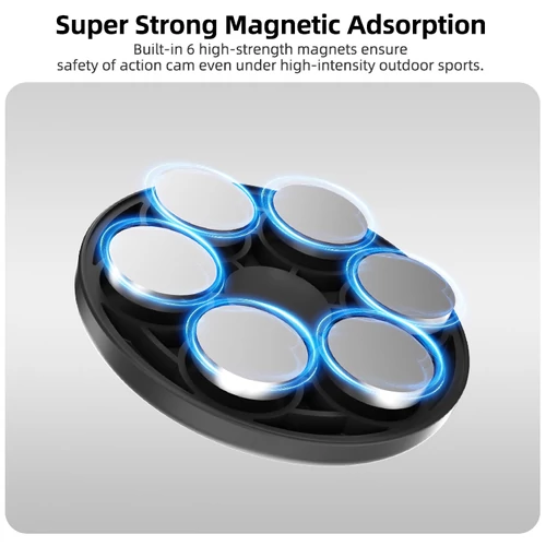 Kétirányú mágneses akciókamera rögzítő (180 fokos)