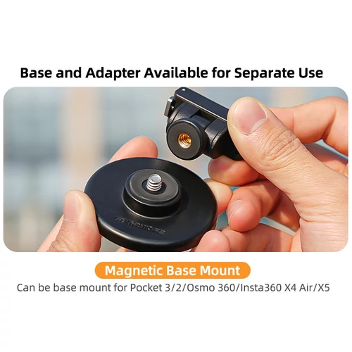 Kétirányú mágneses akciókamera rögzítő (180 fokos)