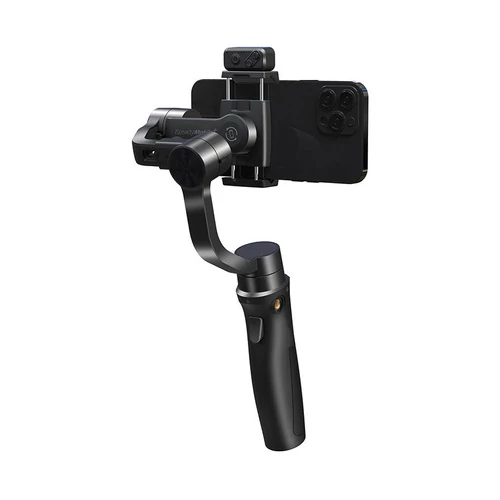 Hohem iSteady Mobile+ mobiltelefon stabilizátor lámpával
