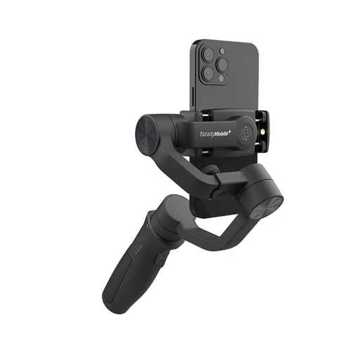 Hohem iSteady Mobile+ mobiltelefon stabilizátor lámpával