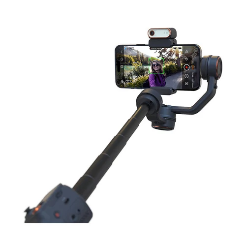 Hohem iSteady M7 mobiltelefon stabilizátor lámpával