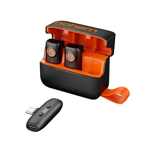 Hohem mikrofon (2TX + 1RX + USB-C töltőtok)