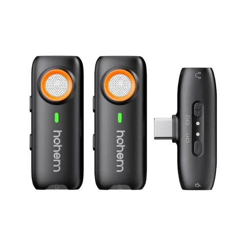 Hohem mikrofon (2TX + 1RX + USB-C töltőtok)