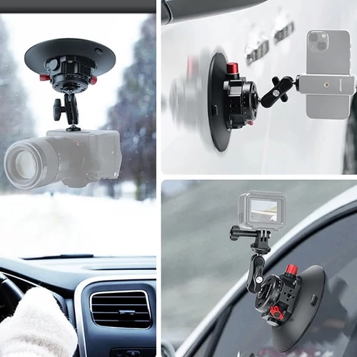 Akciókamera autós vákuumos rögzítő (40 kg terhelhetőség)