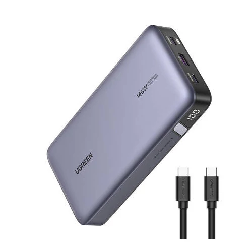 Ugreen PB205 Powerbank 25000 mAh, 1xUSB-A, 2xUSB-C,140W (szürke)