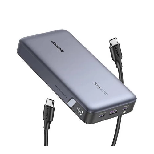 Ugreen PB205 Powerbank 25000 mAh, 1xUSB-A, 2xUSB-C,140W (szürke)