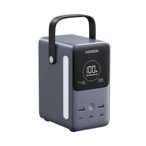 Ugreen Power Bank 48.000 mAh 2x USB + 4x USB-C, 300W (szürke)