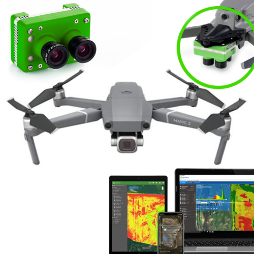 DJI Mavic 2 Pro + Sentera Double 4K NDVI+NDRE mezőgazdasági felmérő drón szett