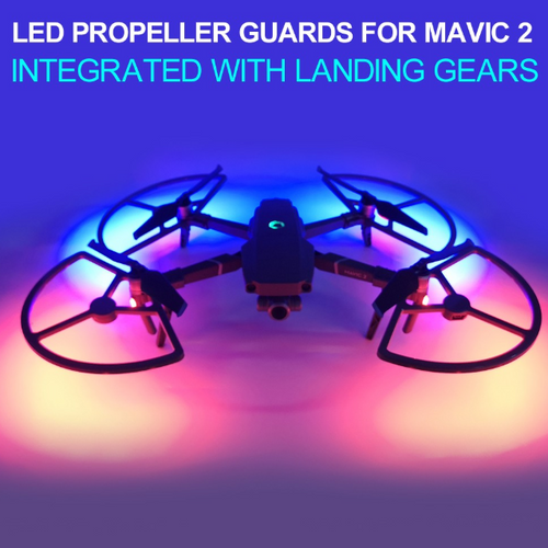 DJI Mavic 2 Pro  és Zoom LED-es rotorvédő keret és felhajtható láb