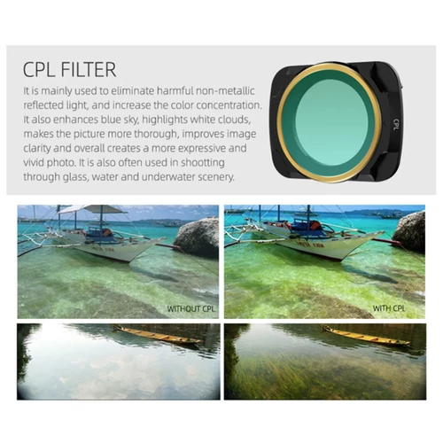 DJI Mavic Air 2 szűrőkészlet (CPL, ND8, ND16)