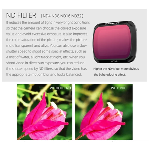 DJI Mavic Air 2 szűrőkészlet (CPL, ND8, ND16)