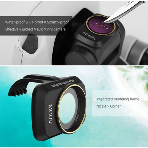 DJI Mavic Mini / Mini 2 / Mini SE szűrőkészlet (MCUV, CPL, ND4, ND8, ND16, ND32)