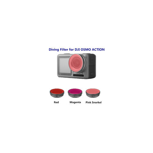 DJI Osmo Action Diving szűrő készlet (pink snorkel, red, magenta filter)