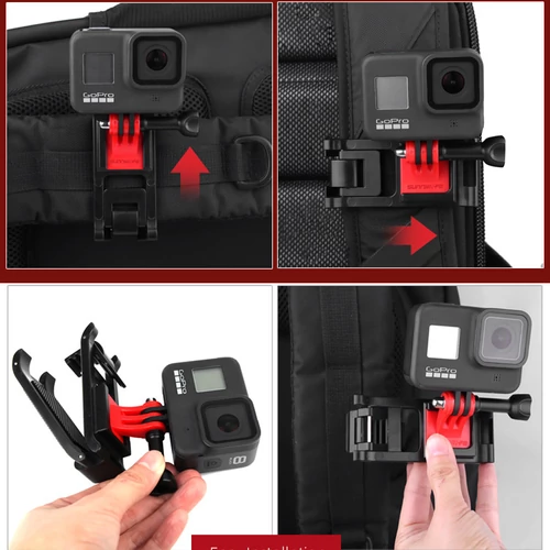 DJI Osmo Action / Pocket / Gopro övcsipesz (180 fokos)