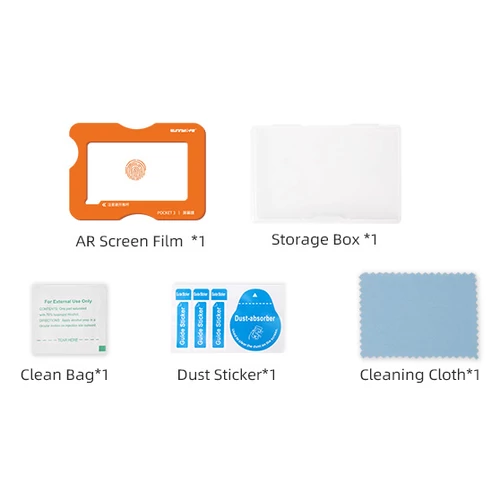 DJI Pocket 3 csillogásmentes kijelzvédő üvegfólia (1 szett) 