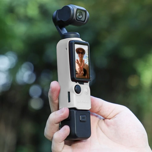 DJI Pocket 3 - szilikonos védőborítás (narancs)