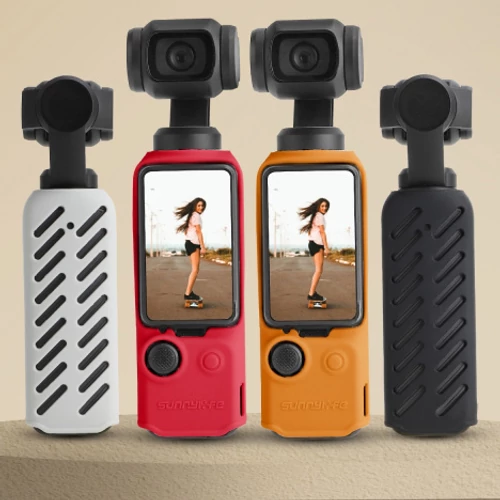 DJI Pocket 3 - szilikonos védőborítás (narancs)