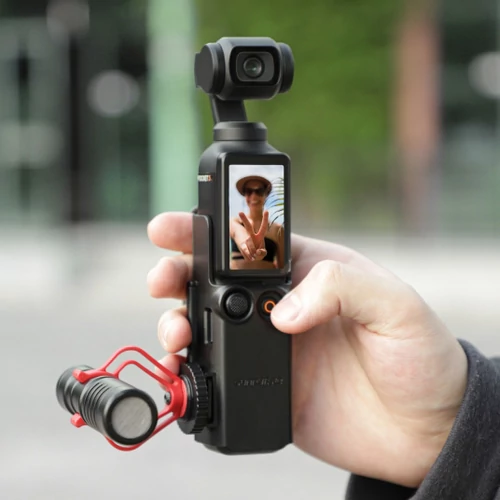 DJI Pocket 3 műanyag védőtok markolat pánttal