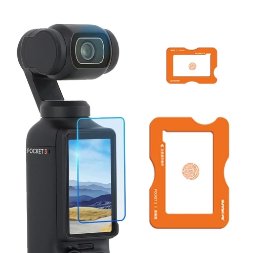 DJI Pocket 3 csillogásmentes kijelző- és lencsevédő üvegfólia (1 szett) 