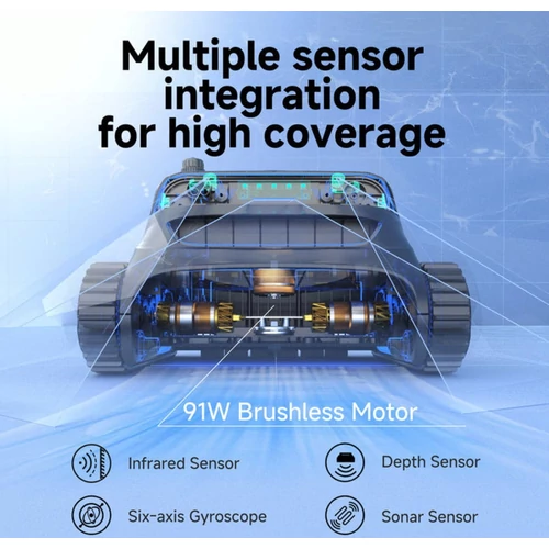 Wybot S2 Pro vezeték nélküli medencetisztító robot